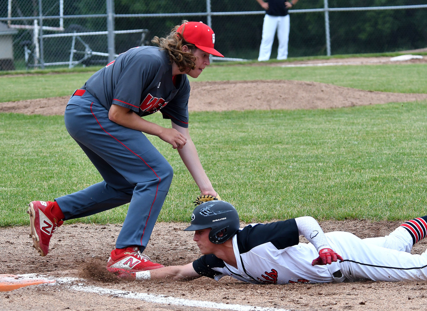 Davenport West at Assumption baseball